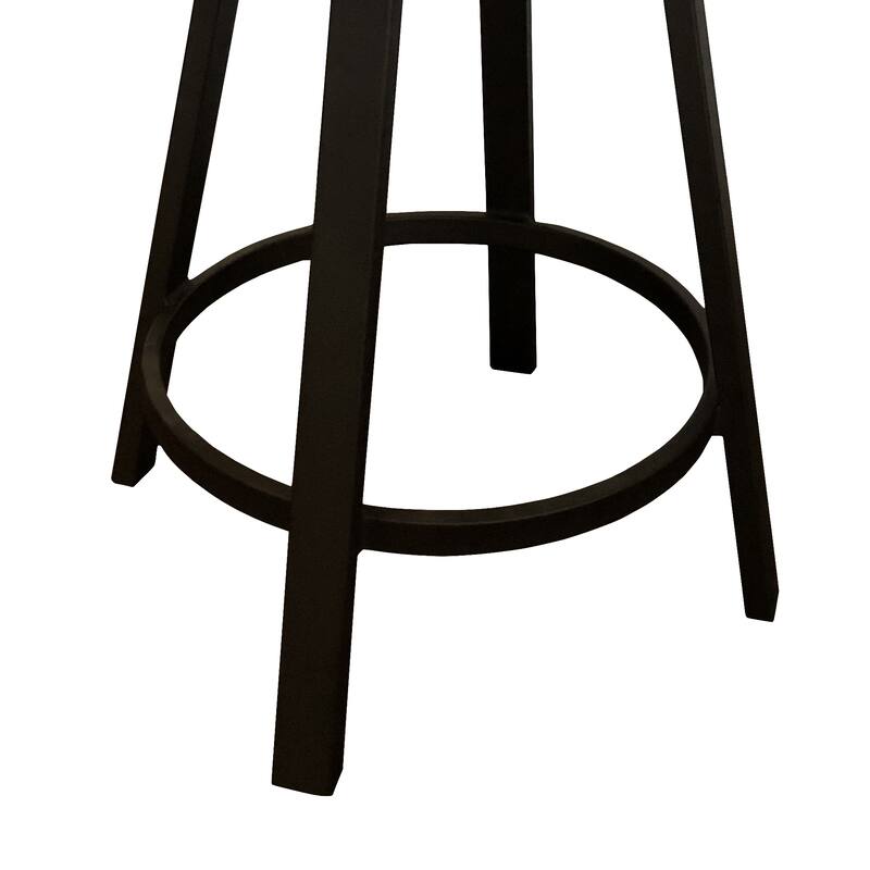 Tempo Furniture Austin Swivel 26" Counterstool/30" Barstool Sun Bronze Metal Finish & Coffee Polyurethane by Furnish Theory