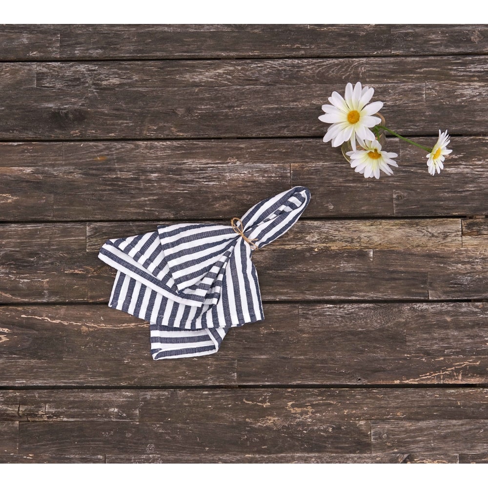 Seersucker Striped Napkins Set of 6