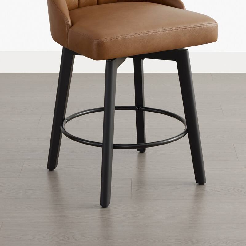 Spruce & Spring Modern Swivel Counter Height Bar Stool