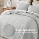 preview thumbnail 54 of 110, Madison Park Quebec Embroidered Reversible Oversized 3-piece Solid Texture Bedspread Quilt Set with Matching Shams