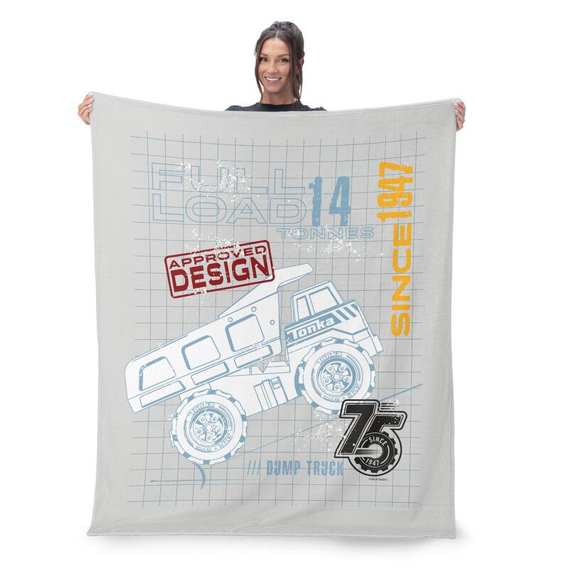 Hasbro Tonka Silk Touch Throw Blanket