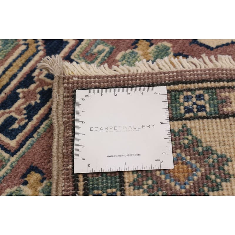 ECARPETGALLERY Hand-knotted Uzbek Ghazni Brown Wool Rug - 2'8 x 3'11