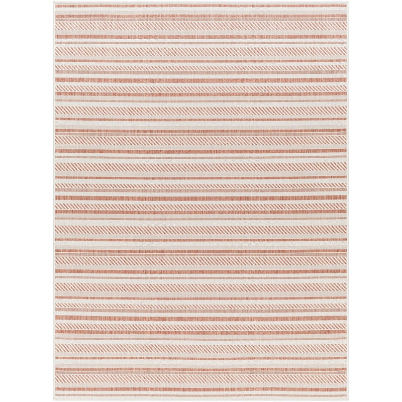 Livabliss Eagean Bohemian Stripe Outdoor Area Rug