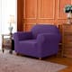 Subrtex Stretch Armchair Slipcover 1 Piece Spandex Furniture Protector - Violet