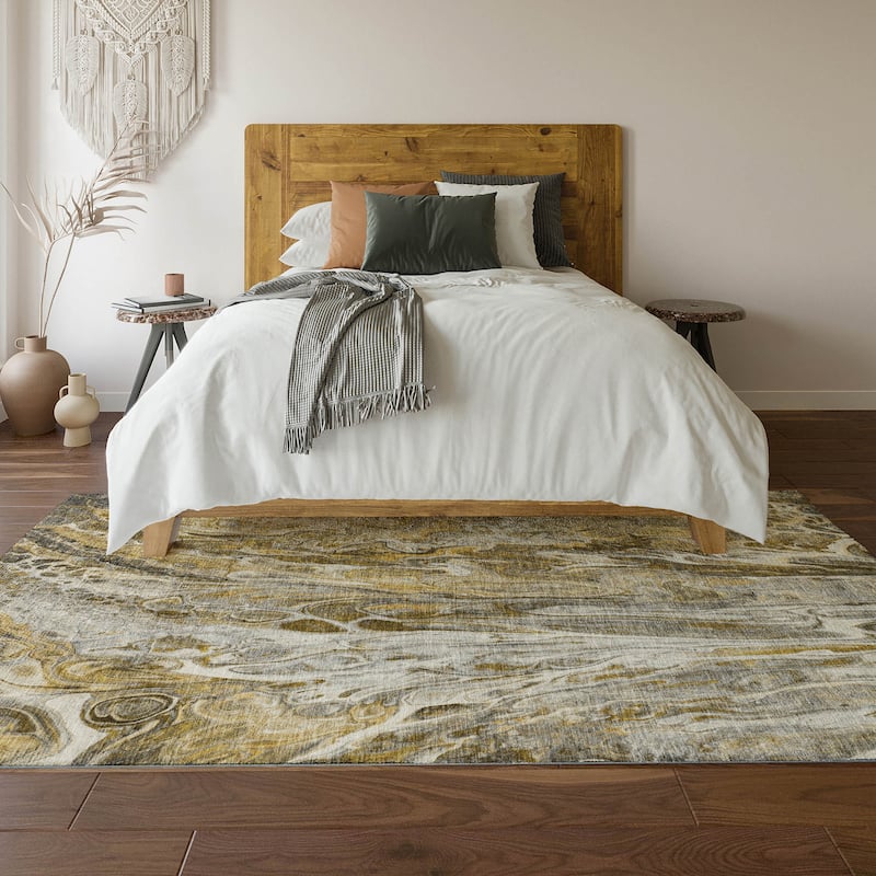Premium Washable Super Soft Abstact Mayfield Rug
