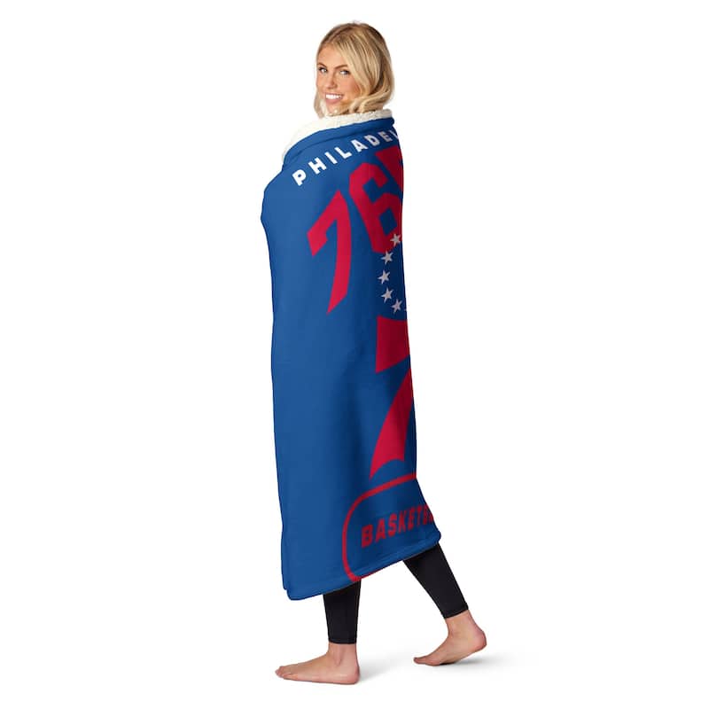 NBA High Block Silk Touch Sherpa Throw Blanket