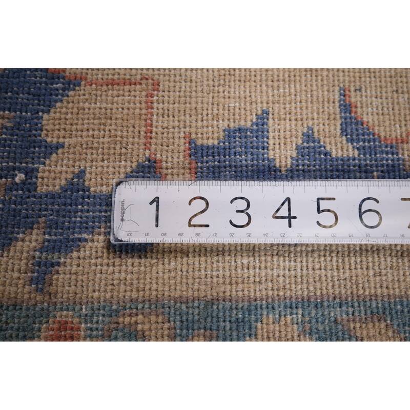 Earth Tone Oushak Oriental Area Rug Handmade Wool Carpet - 8'3" x 9'10"
