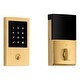 preview thumbnail 21 of 25, Baldwin Touchscreen Minneapolis Standalone Deadbolt Lifetime Satin Brass
