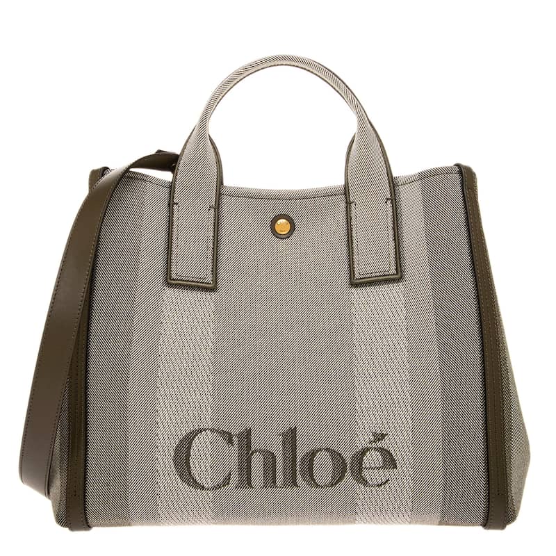 Chloe Carry Tote in Canvas - Winter Ivy