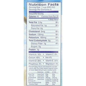 almond breeze milk nutritional info almond breeze milk nutritional info