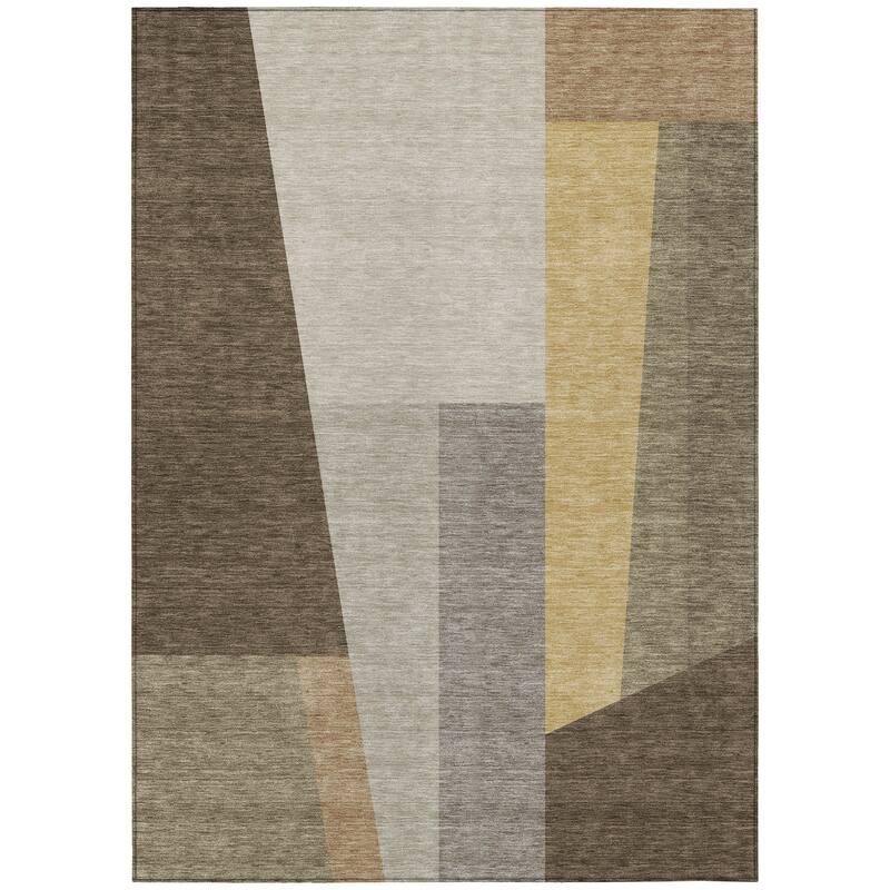 Machine Washable Indoor/ Outdoor Contemporary Jolie Chantille Rug