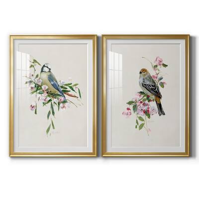 Spring Song Blue Bird Premium Framed Print - Ready to Hang