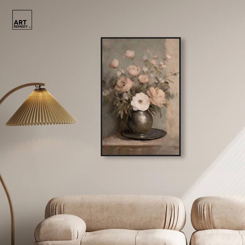 Porcelain Pink Canvas by Art Remedy