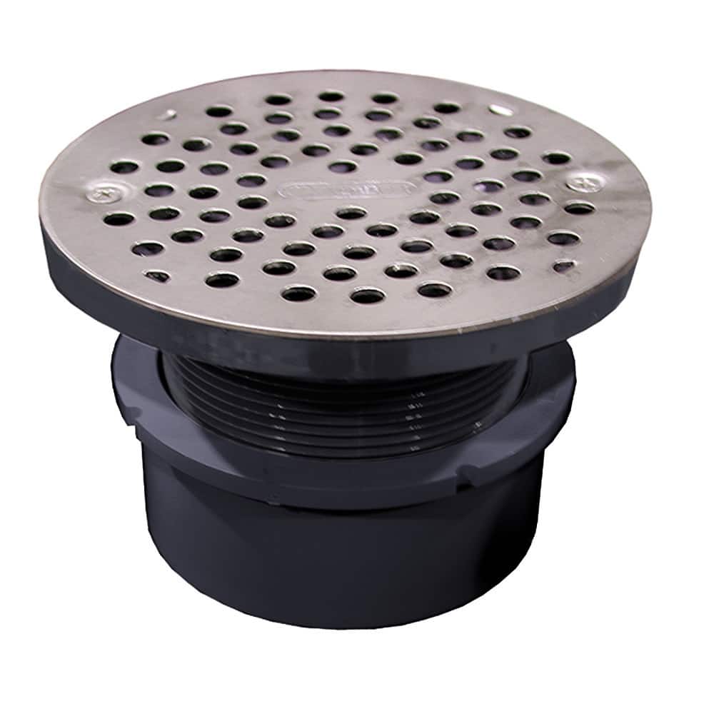 Jones Stephens D53017 4 PVC HF ADJ GP DRN W/ 6 SS STRN