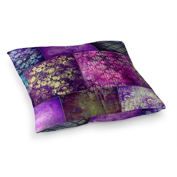 purple floor pillow