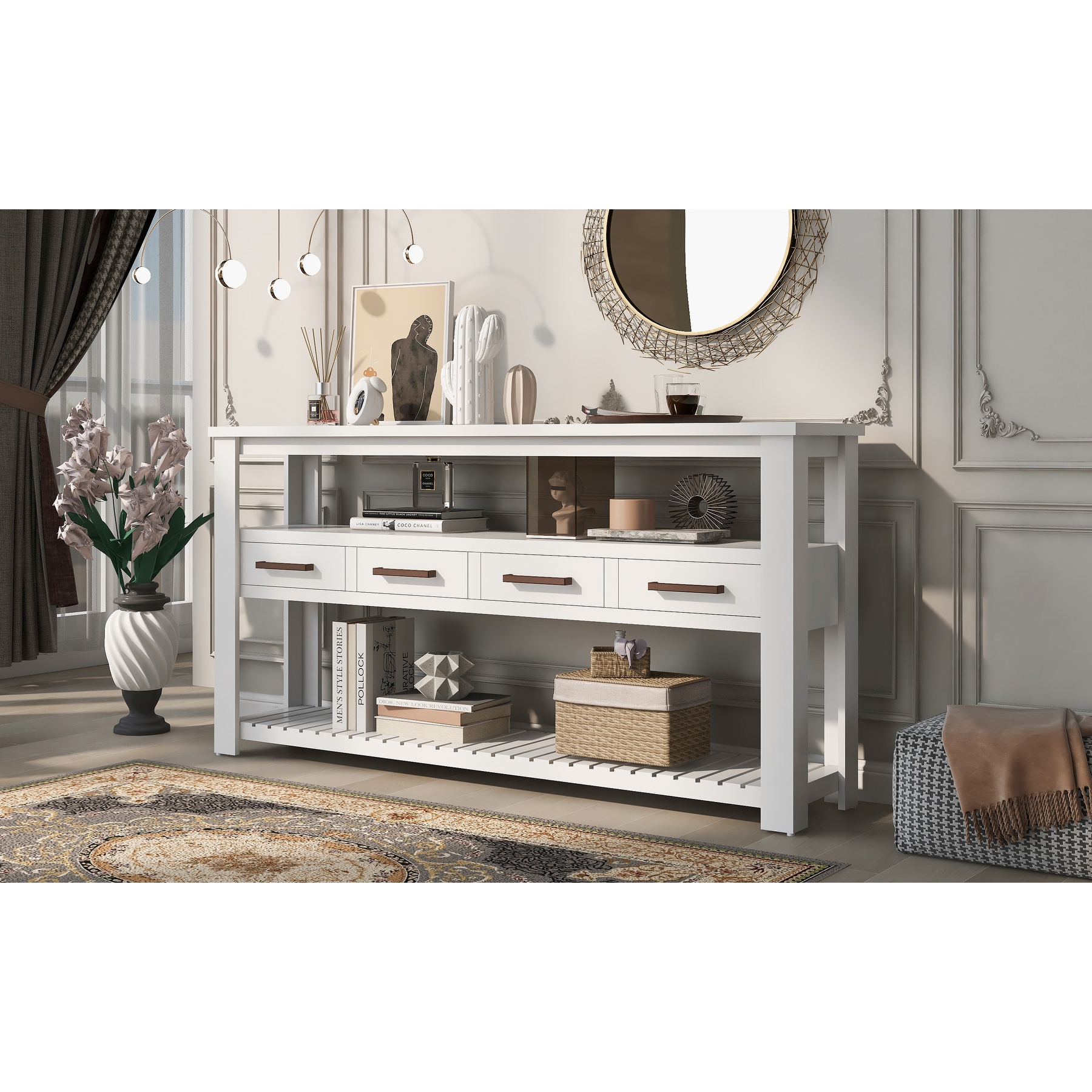 Long deals hallway table