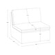 preview thumbnail 36 of 179, Mia Oversized Modular Sectional Fabric Sofa
