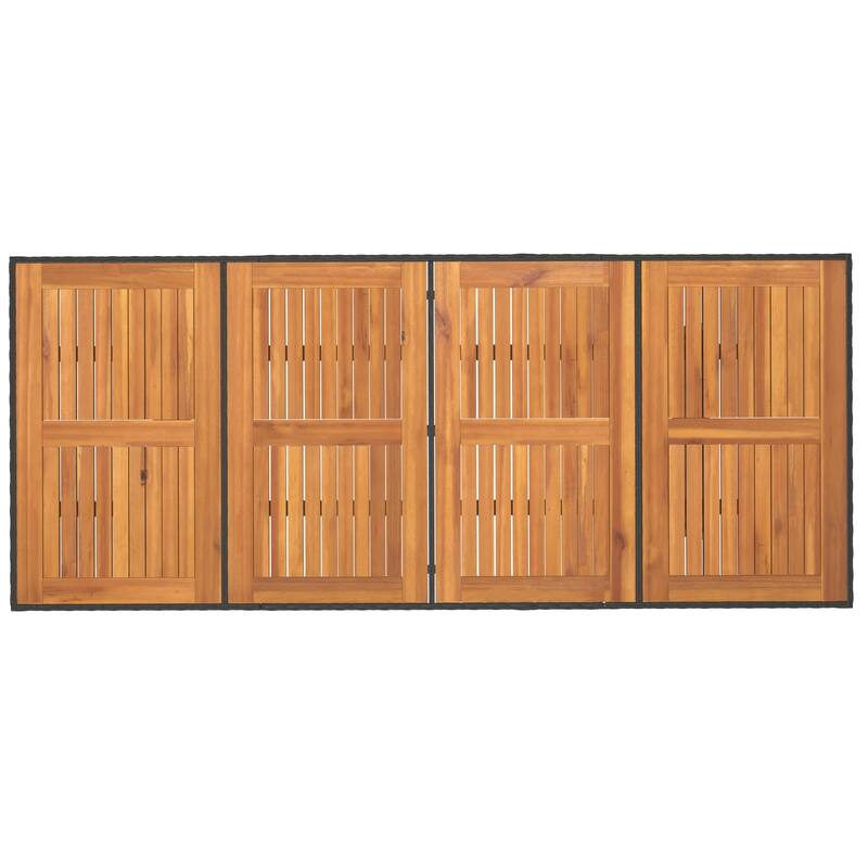 Outdoor Dining Table with UV-Resistant Material