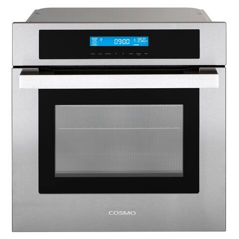24 in. Single Electric Built-In Wall Oven with 2.5 cu. ft. Capacity, Turbo True European Convection in Stainless Steel