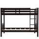 preview thumbnail 6 of 23, Twin over Twin Solid Wood Bunk Bed with Ladder & Fence