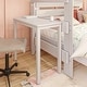 preview thumbnail 9 of 12, Max and Lily Farmhouse Twin over Queen L Shaped Bunk Bed with Desk