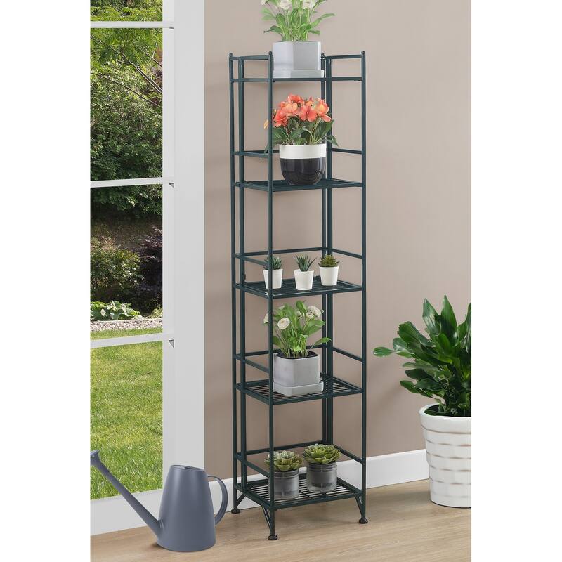 Convenience Concepts Xtra Storage 5 Tier Folding Metal Shelf