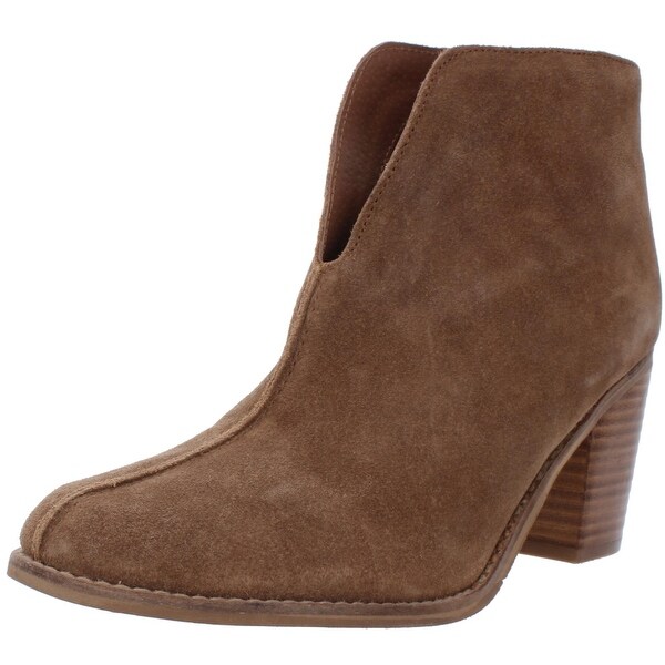 women's cognac ankle boots