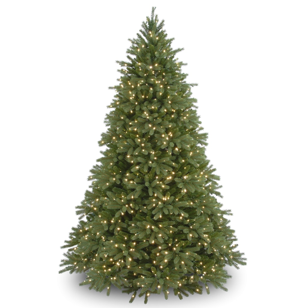 National Tree Company 7.5 ft. Jersey Fraser Fir Deluxe Tree with Dual Color LED Lights