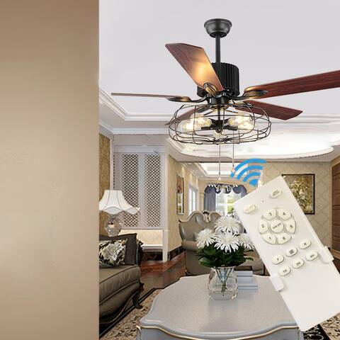 52'' Modern Ceiling Fan Light LED