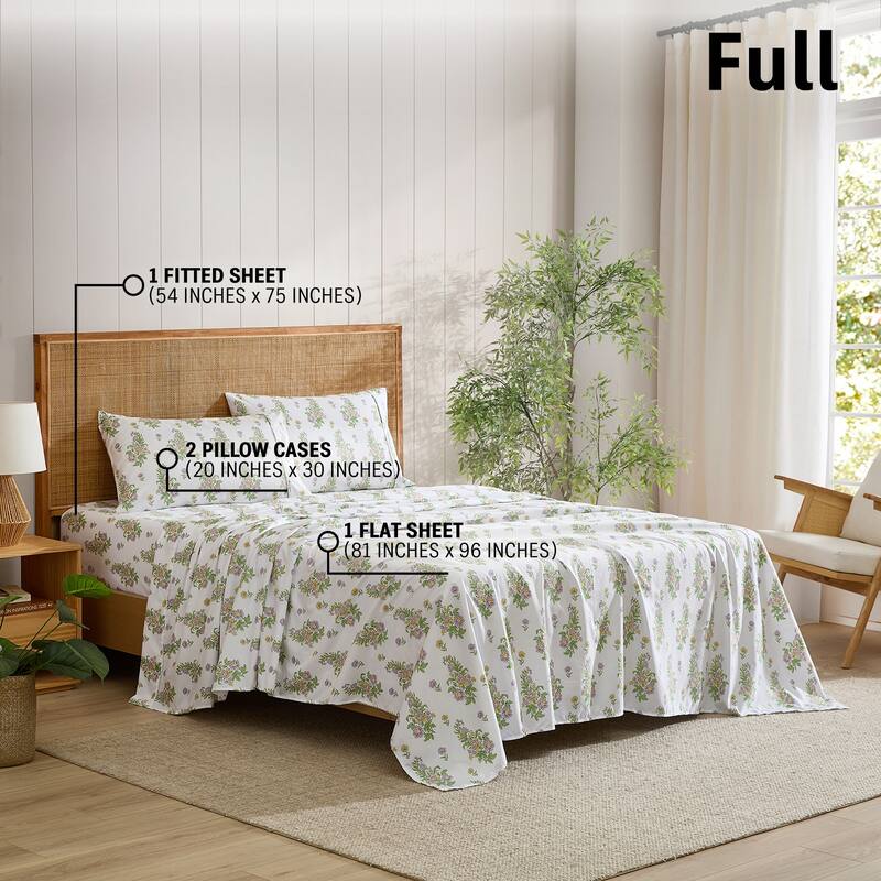 HLC.ME Floral Printed Ultra Soft Bed Sheets Set