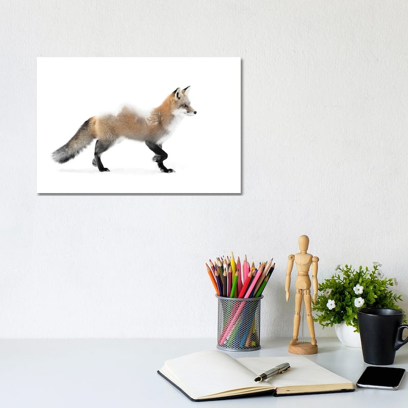 iCanvas "Fox" by Paul Haag Canvas Print - 8x12x0.75