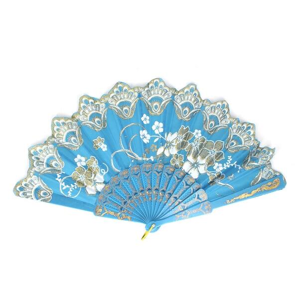 Unique Bargains Chinese Style Wedding Party Dancing Floral Pattern Hand