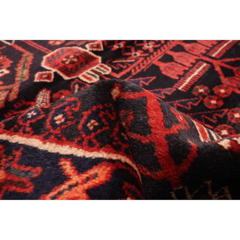 ECARPETGALLERY Hand-knotted Anadol Navy Wool Rug - 3'3 x 9'0