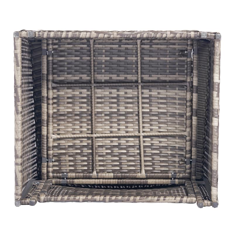 Outdoor Patio Furniture Sets Garden Rattan Chair Wicker Sofa Load 360 LBS 2 Person Seating Group