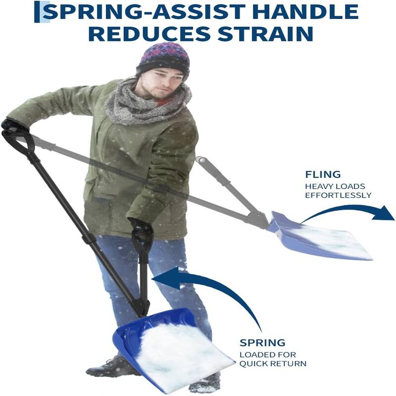 18-Inch Wide Blade Lightweight Snow Shovel