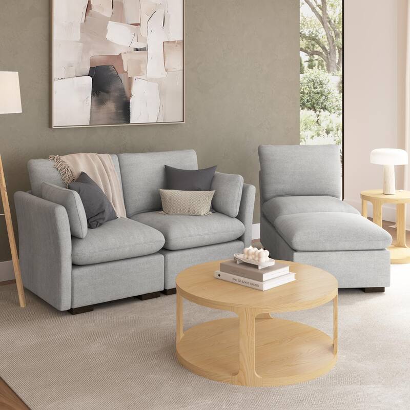 Bush Home Sienna Modular 3-Seater Reversible Chaise Sectional