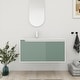 preview thumbnail 11 of 98, Bathroom Vanity With Sink In 32/36/40/84/76/92 Inch, Floating Bathroom Vanity With Soft Close Door