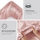 preview thumbnail 4 of 11, Madison Park Essentials Satin Luxury 6 PC Sheet Set