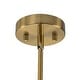 preview thumbnail 37 of 63, Glam Single-light Dining Room Glass Globe Bubble Chandelier - 17.7 in
