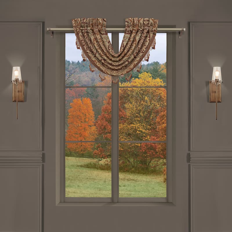 J. Queen New York Harvest Moon Window Waterfall Valance