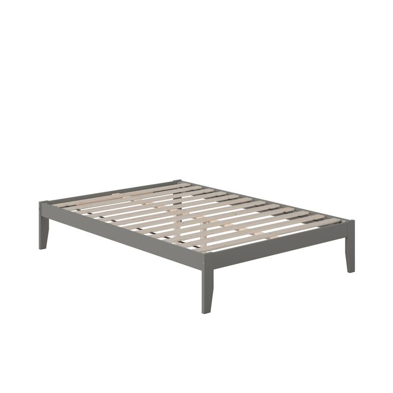 Colorado Full Platform Bed in Grey