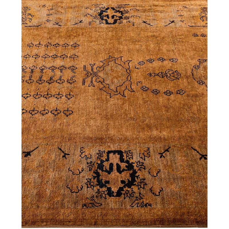 Overdyed One-of-a-Kind Hand-Knotted Area Rug - Brown - 5' 2" x 7' 10"