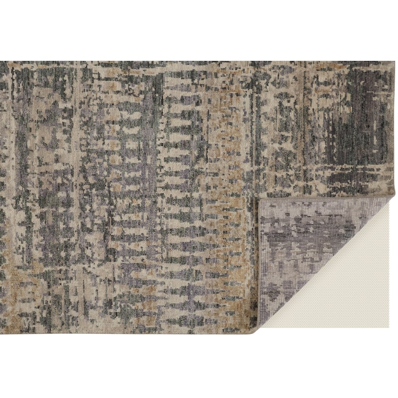 Grand Bazaar Scottsdale Hand Knotted Abstract Transitional Area Rug