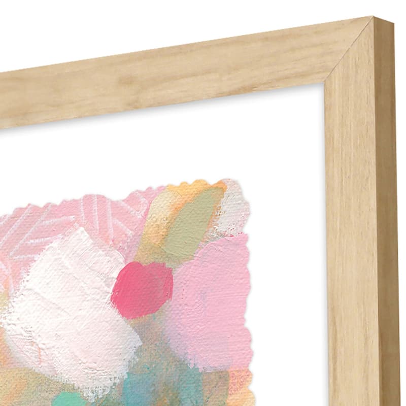 Seagrass Pastels S/4 Framed Art Under Glass