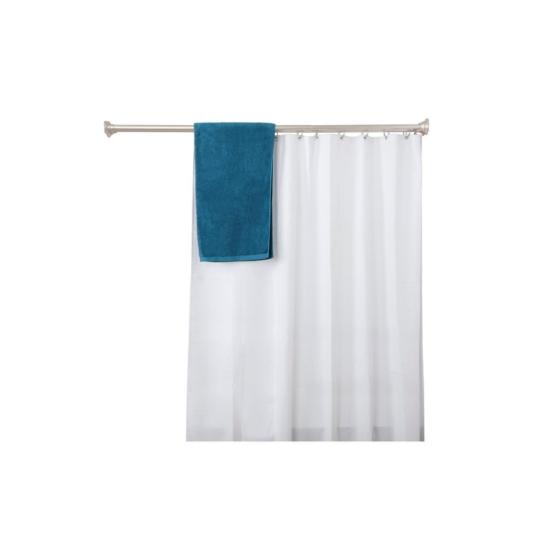Utopia Alley Adjustable 72-Inch Double Shower Curtain Tension Rods - Rust-Proof Aluminum with Rubber End Cap