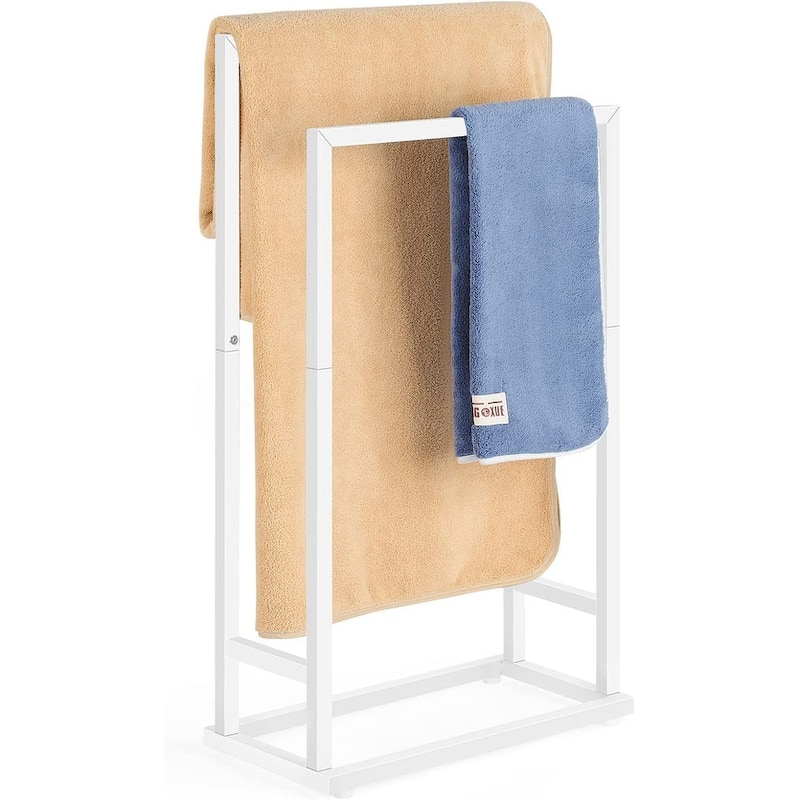 2 Tier Free Standing Towel Rack