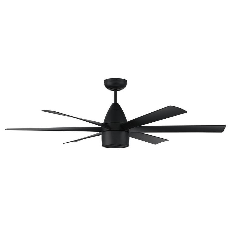 Craftmade Quirk 54" 6 Blade LED Ceiling Fan with Remote Control