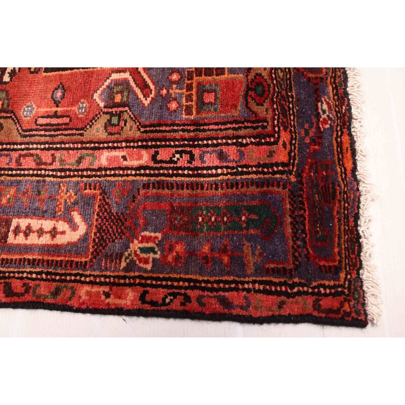 ECARPETGALLERY Hand-knotted Andelz Red Wool Rug - 4'1 x 6'8