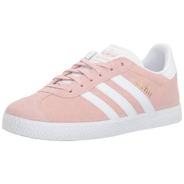 Kids Adidas Girls Gazelle Low Top Lace Up Walking Shoes