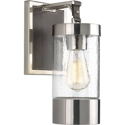 POINT DUME® Lookout Collection Brushed Nickel Wall Bracket - 6 in x 7.375 in x 12.875 in